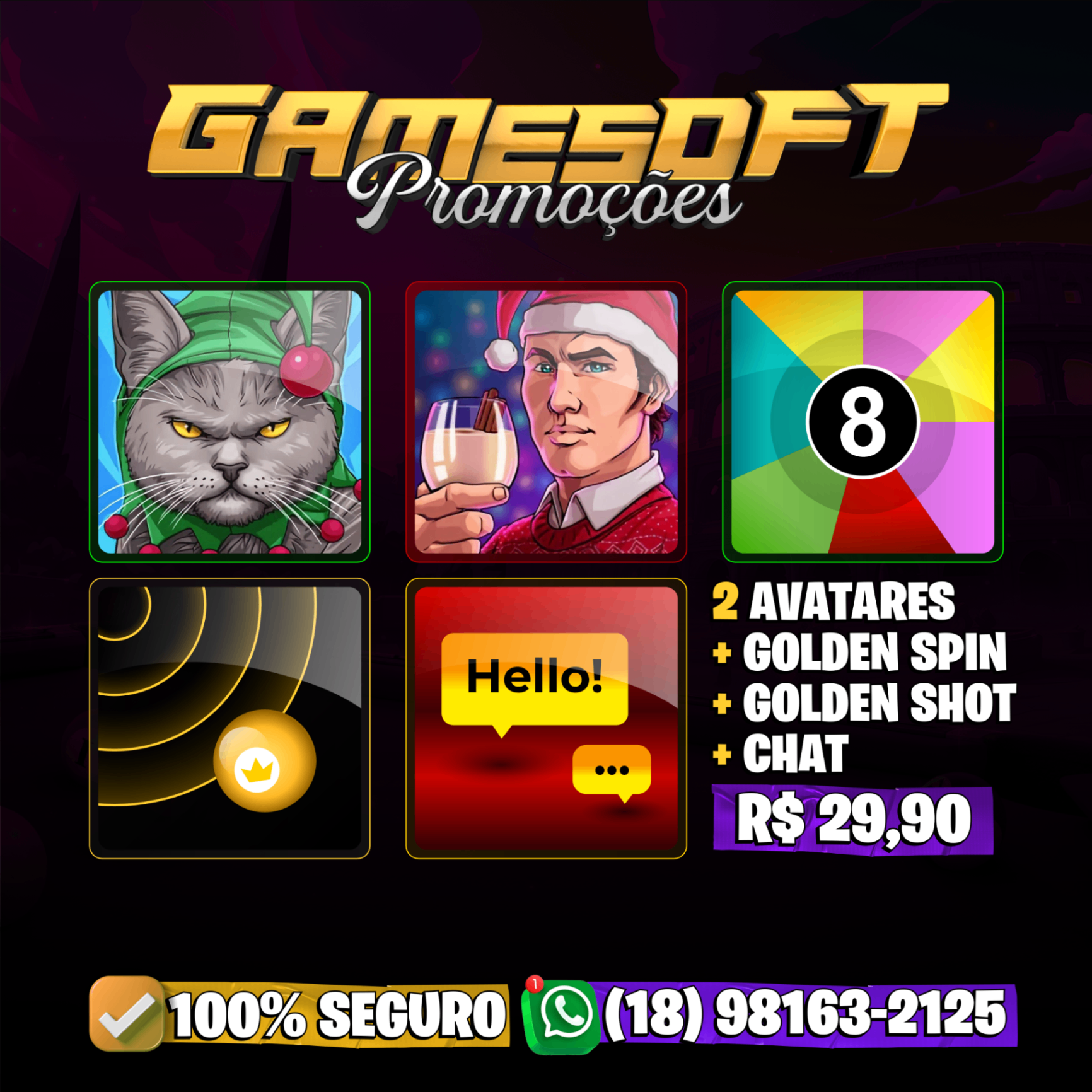 COMBO 2 AVATARES + BRINDES