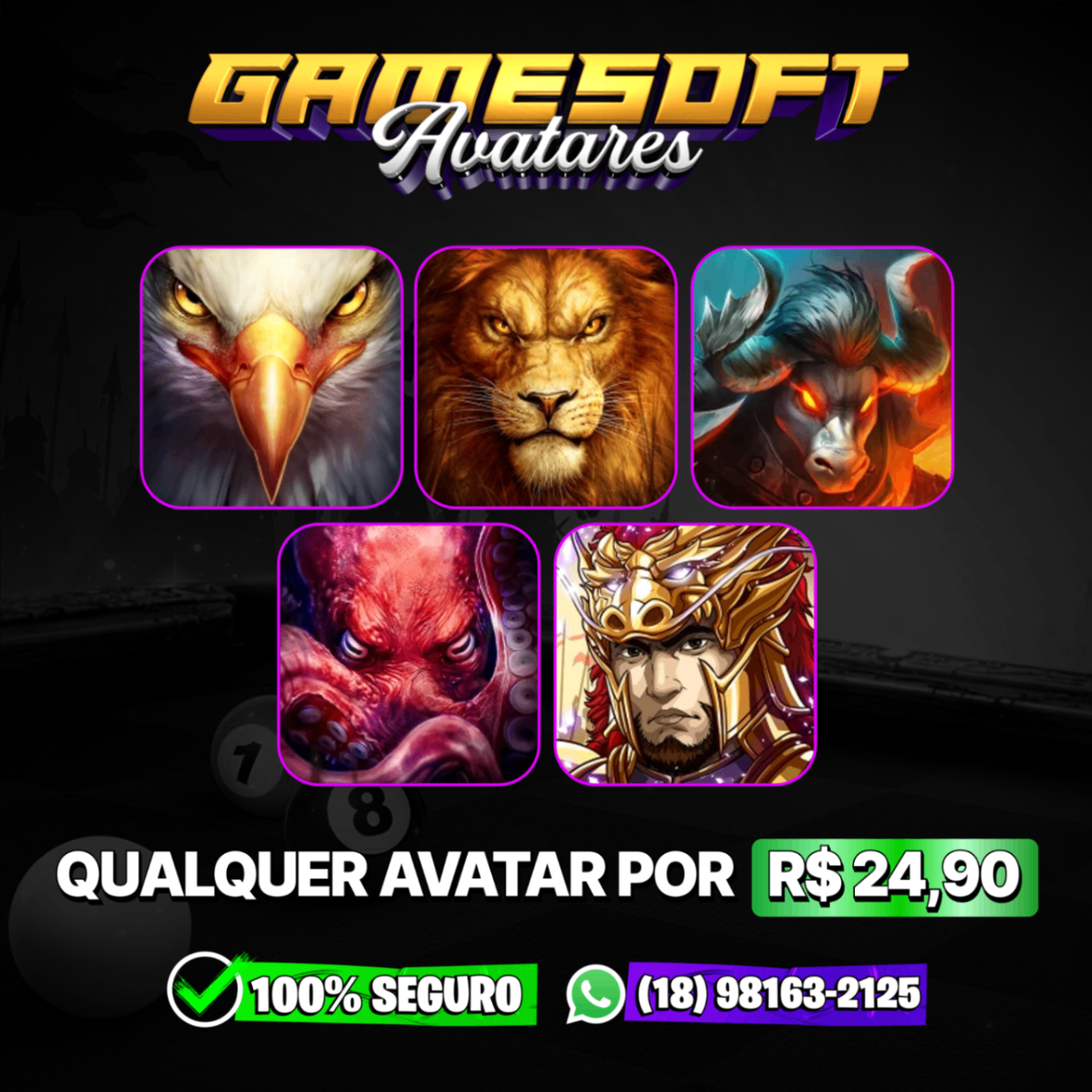 AVATARES PREMIUM POR 24,90