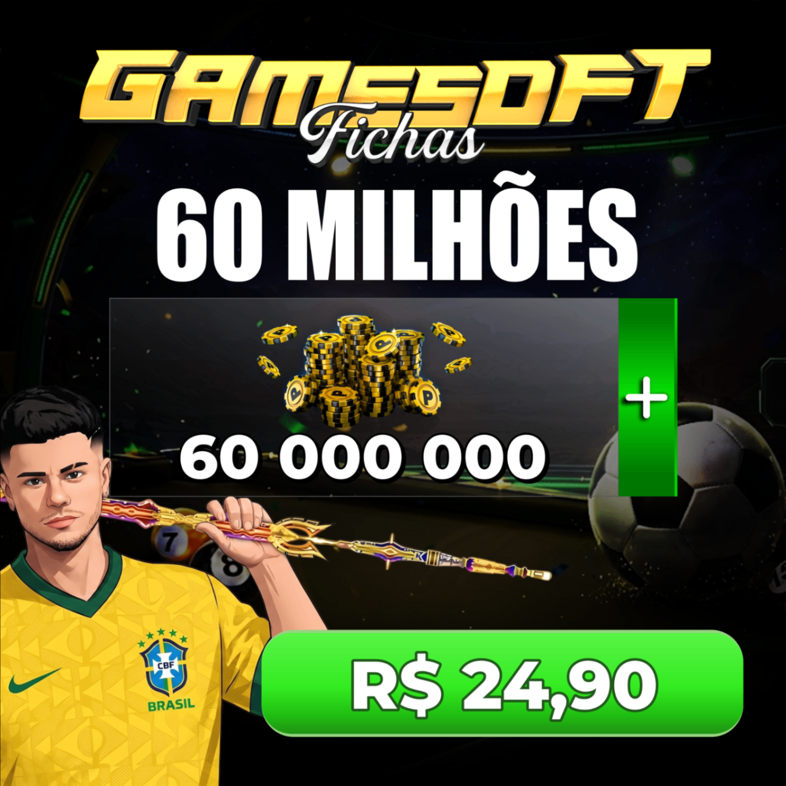 60 MILHÕES DE FICHAS