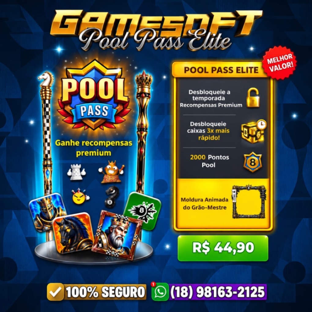 POOL PASS ELITE + MOLDURA EXCLUSIVA